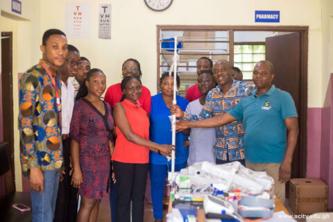 ACity students support Ga East Municipal Hospital and Agbogba Community Clinic