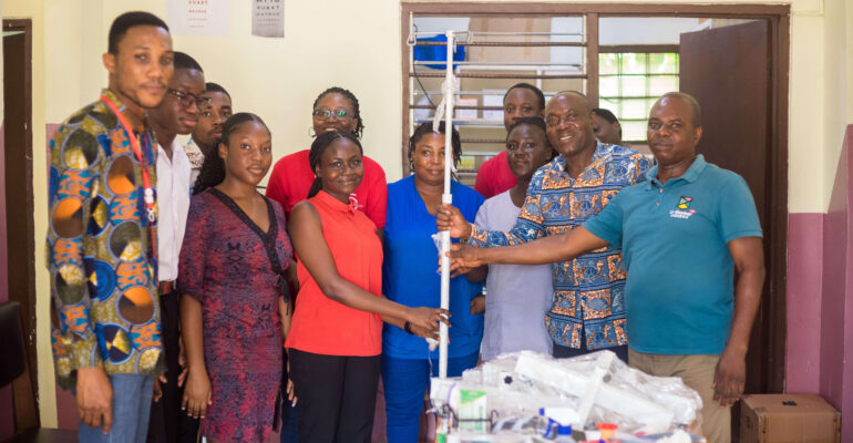 ACity students support Ga East Municipal Hospital and Agbogba Community Clinic