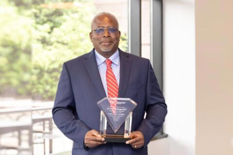 Prof. Fred McBagonluri. Photo by Chelsea Seeber for Virginia Tech.