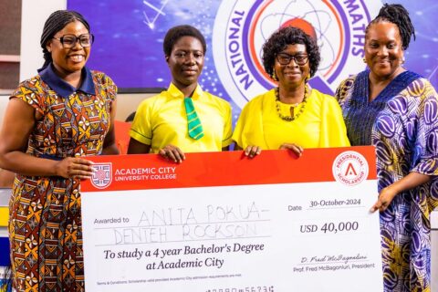NSMQ-semifinalist-receives-Academic-City’s-presidential-scholarship