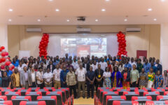 ACity leadership, faculty, and a cross-section of stakeholders celebrating the launch.