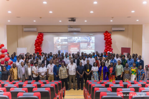 ACity leadership, faculty, and a cross-section of stakeholders celebrating the launch.